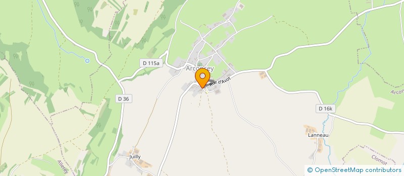 localisation de l'entreprise CASTAS & CLIMAS  ARCONCEY