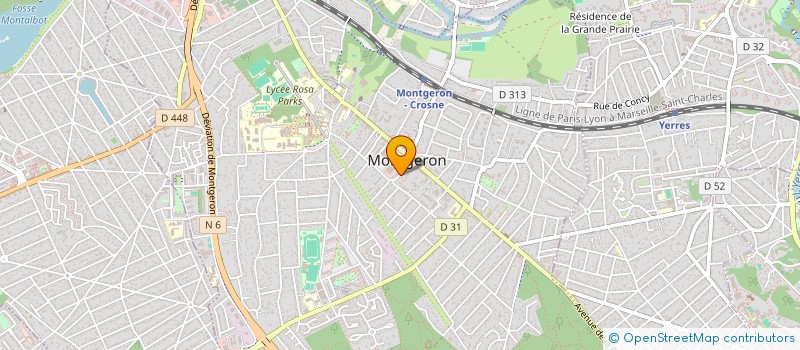 localisation de l'entreprise CASTE à MONTGERON