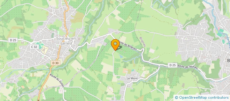 localisation de l'entreprise CASTE  ORLIENAS