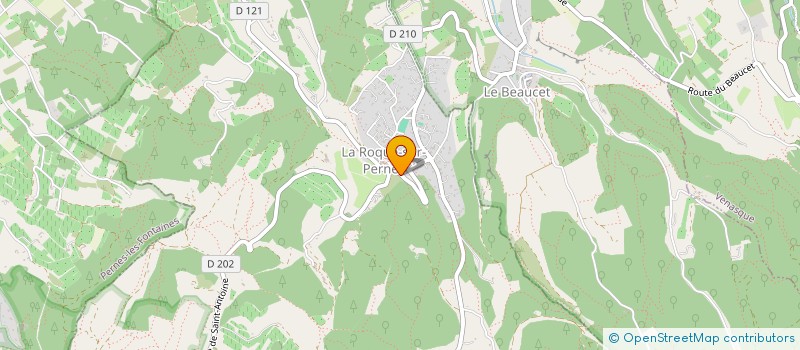 localisation de l'entreprise CASTE MOURIES  LA ROQUE-SUR-PERNES