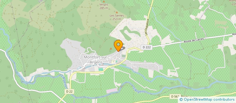 localisation de l'entreprise CASTEAOU RIGNAOU  MONTFORT-SUR-ARGENS