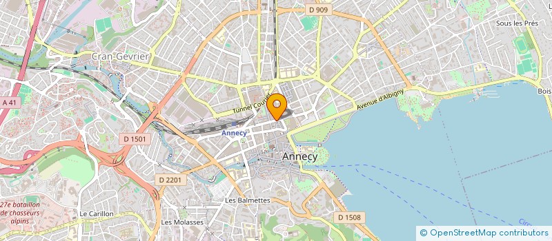 localisation de l'entreprise CASTEILLER à ANNECY