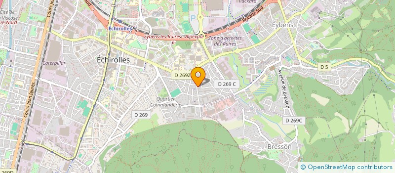 localisation de l'entreprise CASTEJON-SANCHEZ à ECHIROLLES