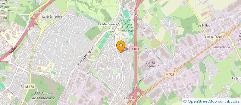 localisation de l'entreprise CASTEL'0  CARQUEFOU