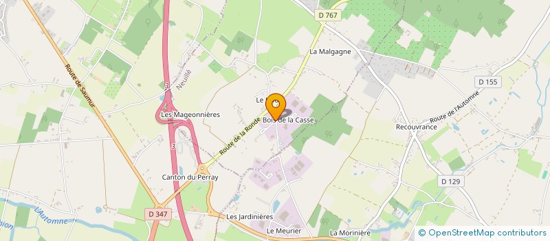 localisation de l'entreprise CASTEL à NEUILLE