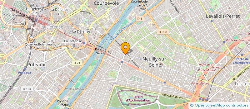 localisation de l'entreprise CASTEL 6 à NEUILLY-SUR-SEINE