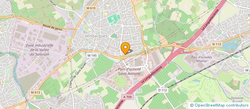 localisation de l'entreprise CASTEL 7482  VENDARGUES