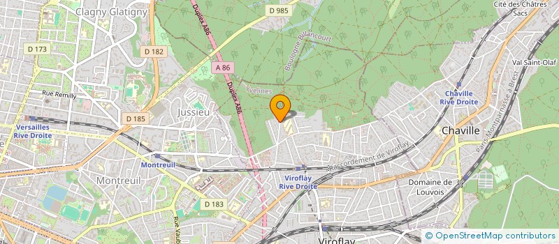 localisation de l'entreprise CASTEL 8  VIROFLAY