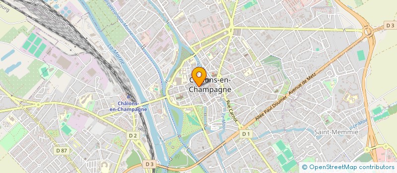 localisation de l'entreprise CASTEL  CHALONS-EN-CHAMPAGNE