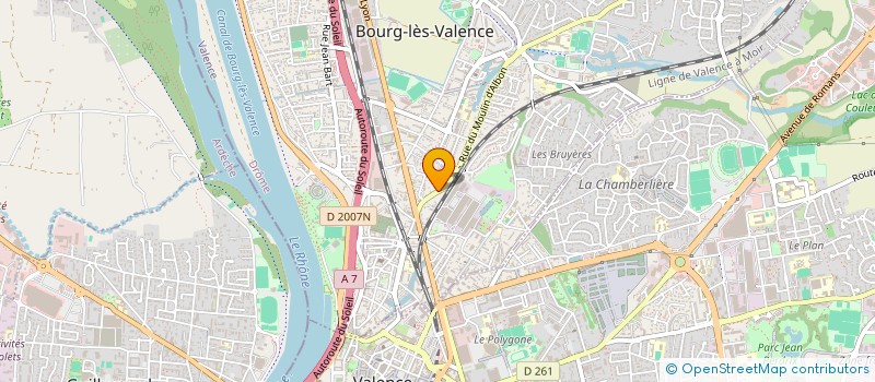 localisation de l'entreprise CASTEL  BOURG-LES-VALENCE