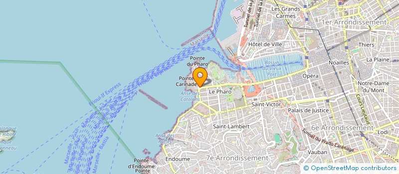 localisation de l'entreprise CASTEL  MARSEILLE
