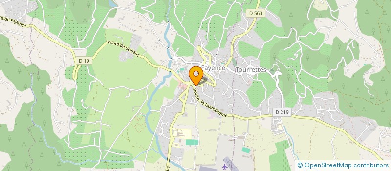 localisation de l'entreprise CASTEL  FAYENCE