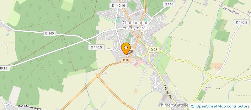 localisation de l'entreprise CASTEL AMBULANCE à CHATEAUNEUF-EN-THYMERAIS
