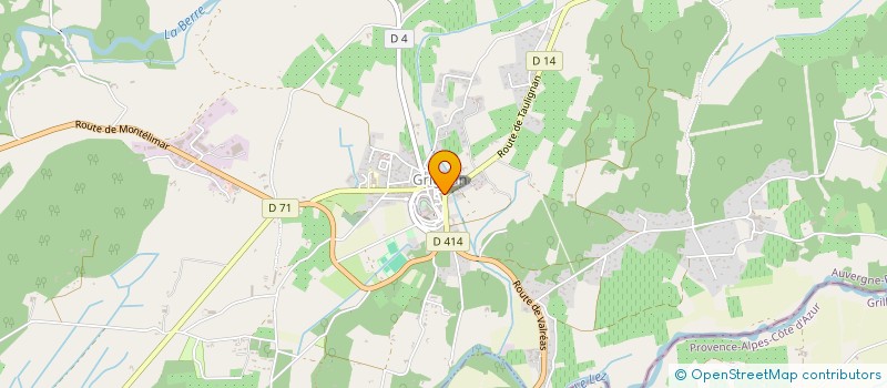 localisation de l'entreprise CASTEL'ANNE  GRIGNAN