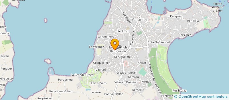 localisation de l'entreprise CASTEL ASSOCIES  CARANTEC