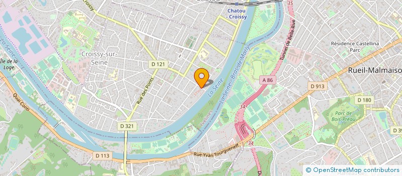 localisation de l'entreprise CASTEL BEARN à CROISSY-SUR-SEINE