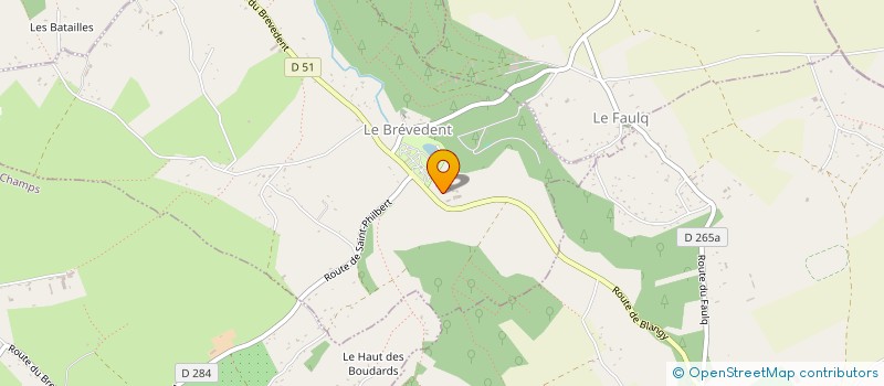 localisation de l'entreprise CASTEL CAMPING DU BREVEDENT à LE BREVEDENT