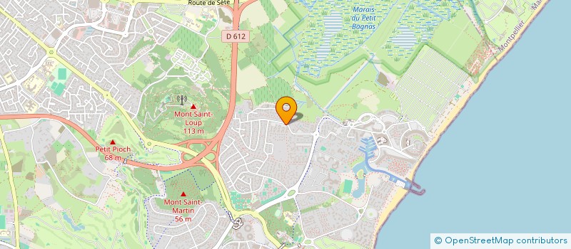 localisation de l'entreprise CASTEL'CAP  AGDE