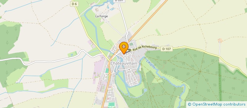 localisation de l'entreprise CASTEL CGD TRANSPORTS à CHATEAUVILLAIN