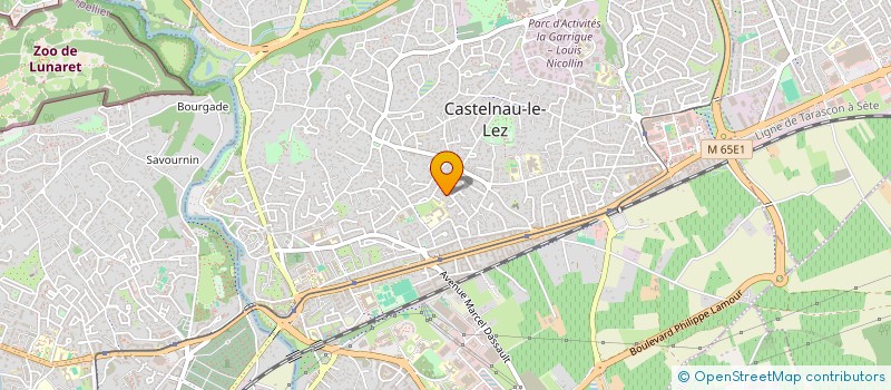localisation de l'entreprise CASTEL CLAQ à CASTELNAU-LE-LEZ