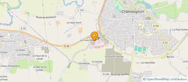 localisation de l'entreprise CASTEL CLOUD  CHATEAUGIRON
