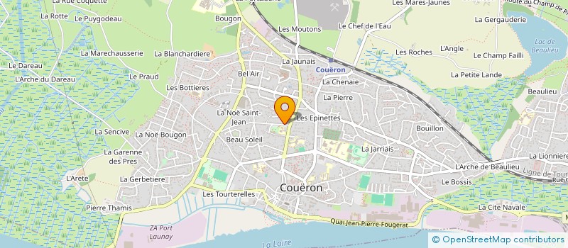 localisation de l'entreprise CASTEL - CORLAY à COUERON