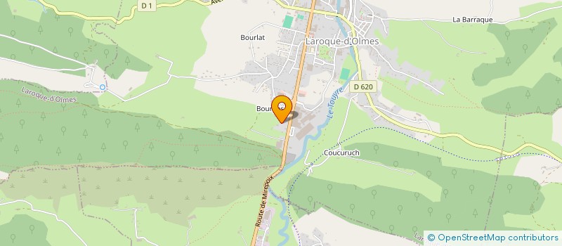 localisation de l'entreprise CASTEL D'OLMES à LAROQUE-D'OLMES