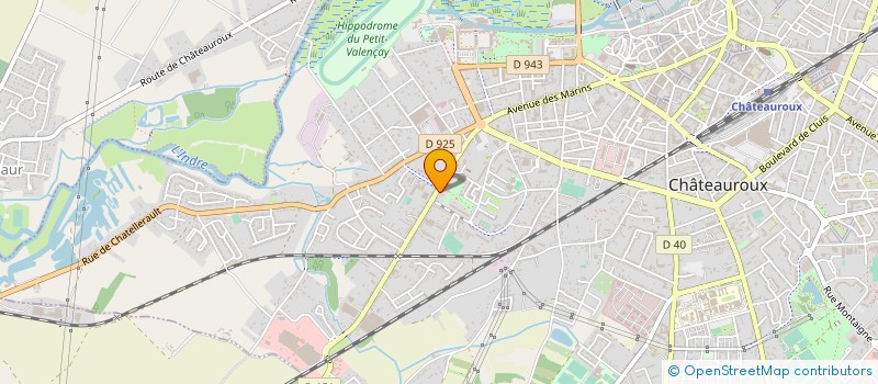 localisation de l'entreprise CASTEL DENTS à CHATEAUROUX