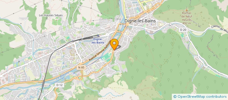 localisation de l'entreprise CASTEL E.N. à DIGNE-LES-BAINS