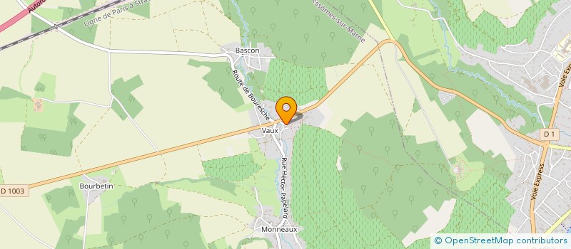 localisation de l'entreprise CASTEL-ECLAT  ESSOMES-SUR-MARNE