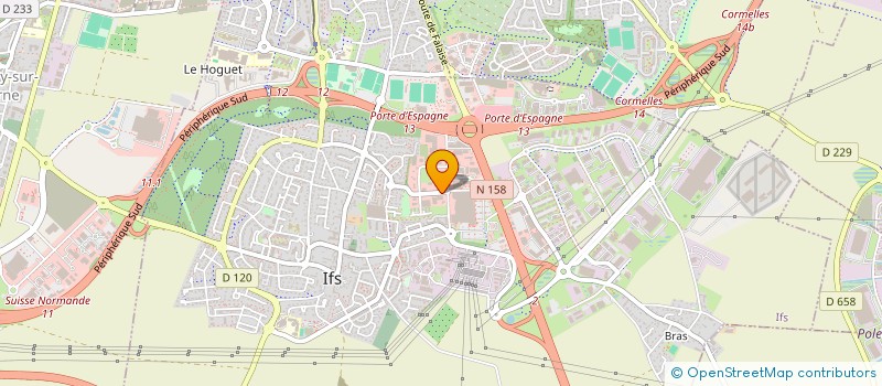 localisation de l'entreprise CASTEL ET FILS à IFS