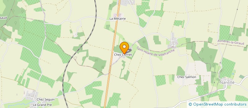 localisation de l'entreprise CASTEL FILS SARL  ASNIERES-LA-GIRAUD