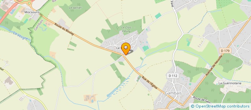 localisation de l'entreprise CASTEL GIVEN  GAMBAIS