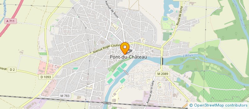 localisation de l'entreprise CASTEL GRIMPE  PONT-DU-CHATEAU