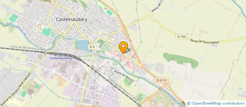 localisation de l'entreprise CASTEL GYM  CASTELNAUDARY