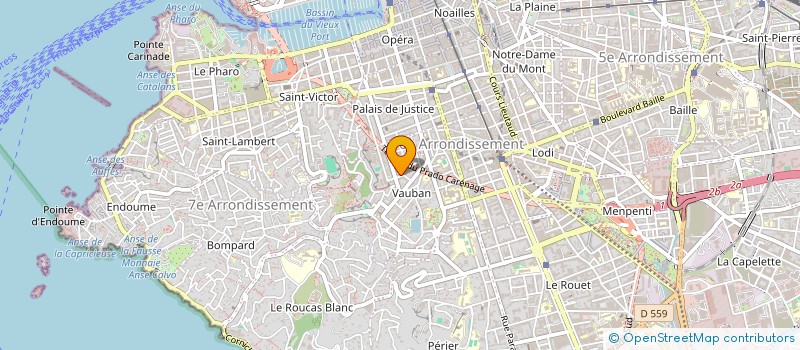 localisation de l'entreprise CASTEL-HOME-CREATION à MARSEILLE