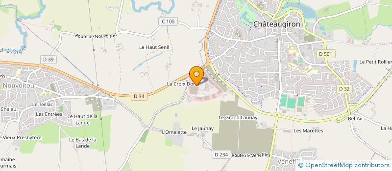 localisation de l'entreprise CASTEL IMMO  CHATEAUGIRON