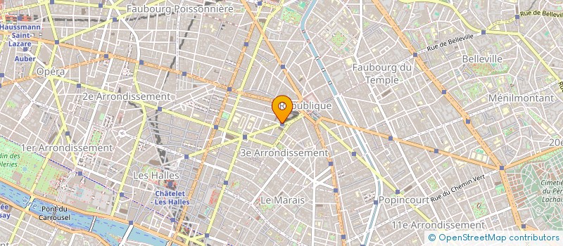 localisation de l'entreprise CASTEL ISCIANUM à PARIS