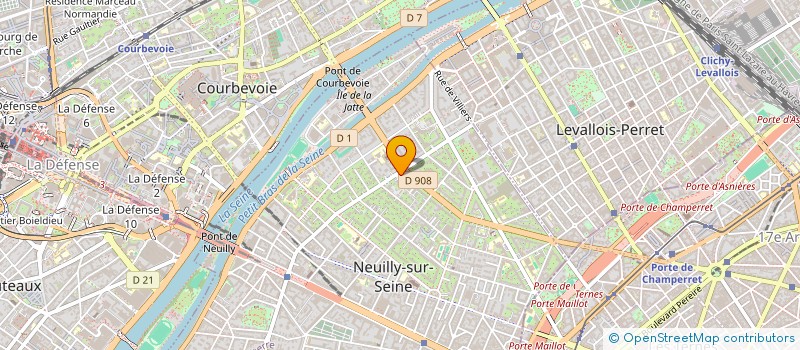 localisation de l'entreprise CASTEL ITALIEN à NEUILLY-SUR-SEINE
