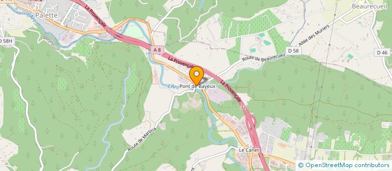 localisation de l'entreprise CASTEL JOLI  MEYREUIL