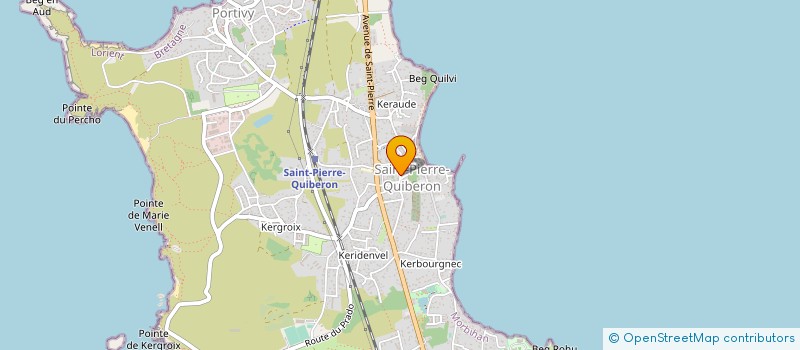 localisation de l'entreprise CASTEL LAB  SAINT-PIERRE-QUIBERON
