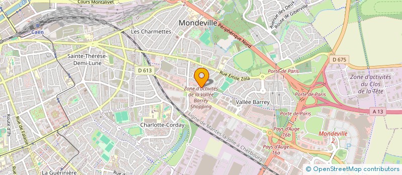 localisation de l'entreprise CASTEL-LEVIEUX  MONDEVILLE