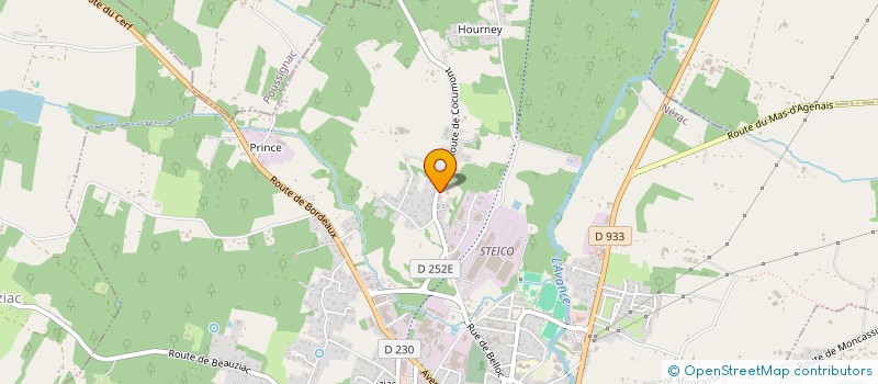 localisation de l'entreprise CASTEL'LOC  CASTELJALOUX