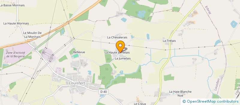 localisation de l'entreprise CASTEL LOCATION à LOUISFERT