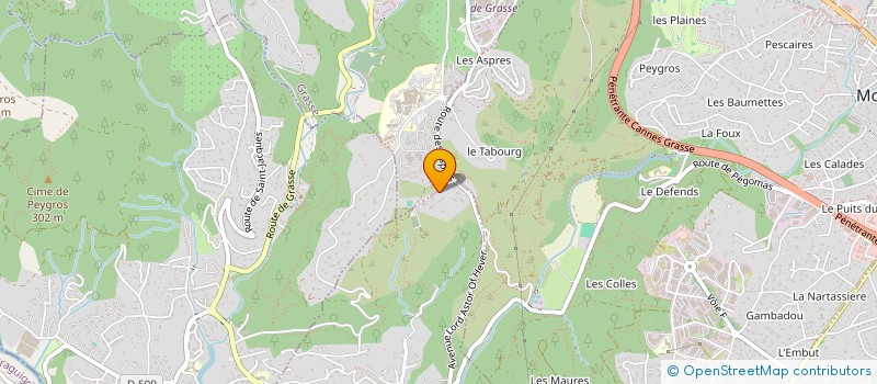 localisation de l'entreprise CASTEL MARE  PEGOMAS