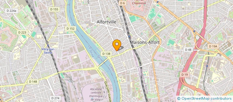 localisation de l'entreprise CASTEL MARLY à ALFORTVILLE