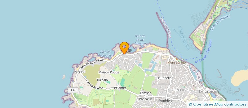 localisation de l'entreprise CASTEL MOOR  LE CROISIC