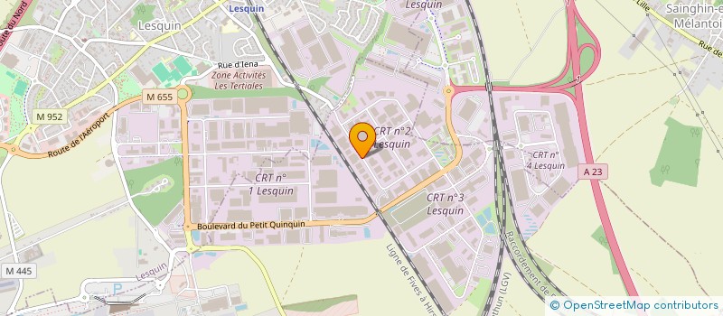 localisation de l'entreprise CASTEL OUVERTURES à FRETIN