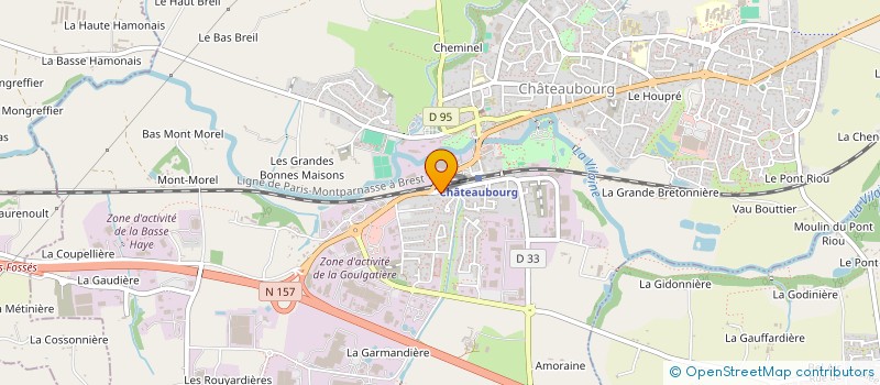 localisation de l'entreprise CASTEL.P à RENNES