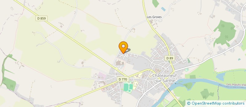 localisation de l'entreprise CASTEL'PAYSAGE CONCEPT à LES HAUTS-D'ANJOU